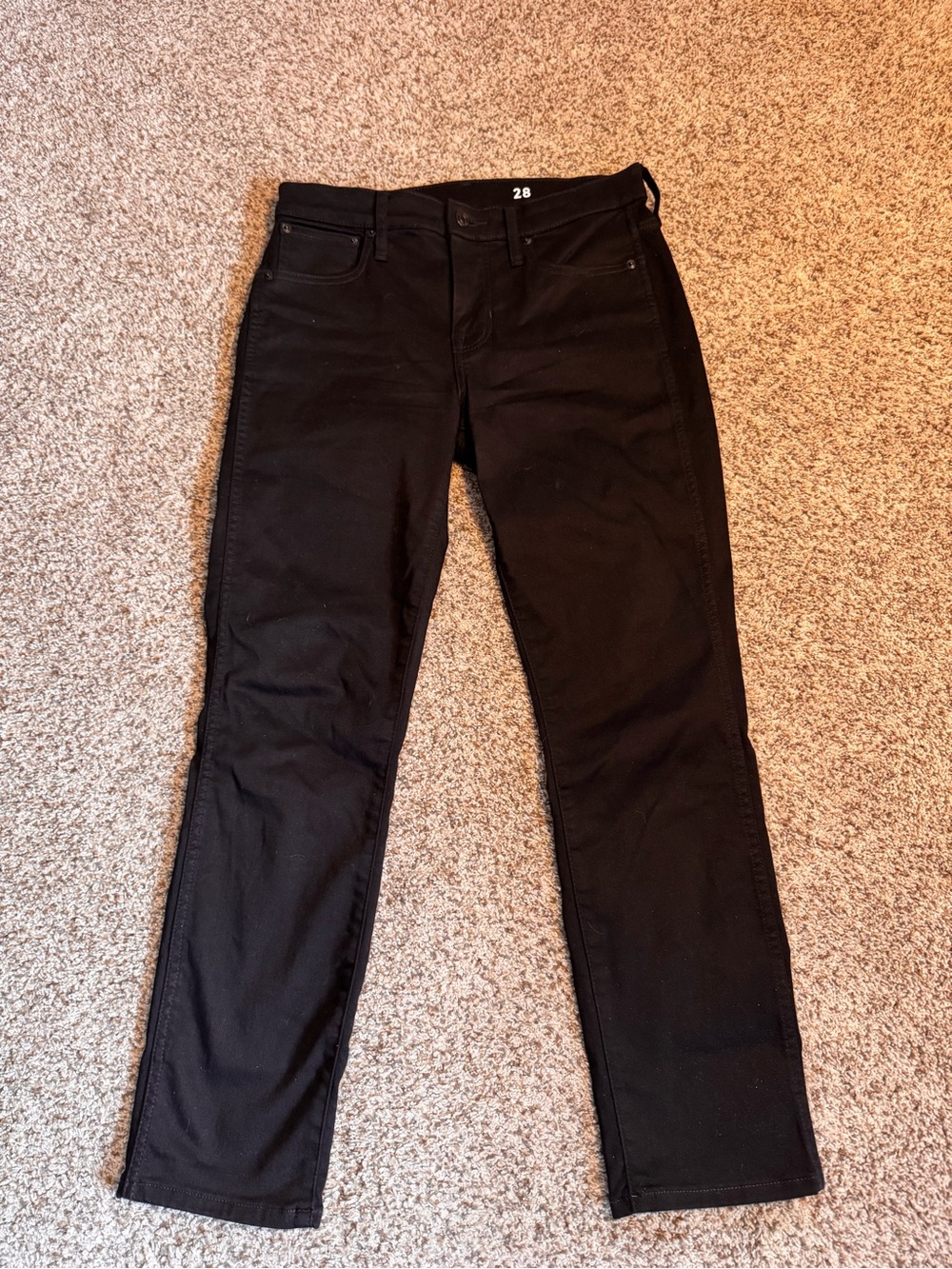 J. Crew 9" Mid-rise Vintage Slim-straight Jean in Stay Black Wash - 28